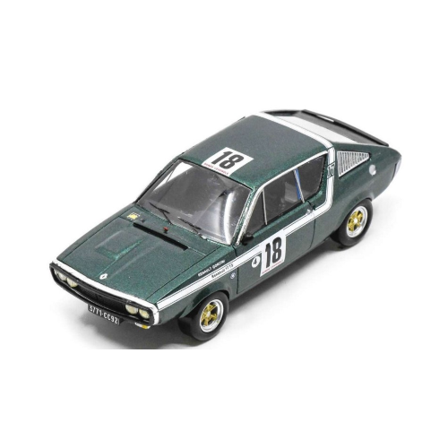 RENAULT 17 N.18 RONDE COVENOLE 1972 JEAN-PIERRE NICOLAS 1:43 Spark Model Auto Competizione Modellino