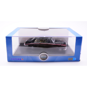 DAIMLER DS 420 QUEEN MOTHER 1989 DARK RED/BLACK 1:43  Oxford Auto Stradali Modellino