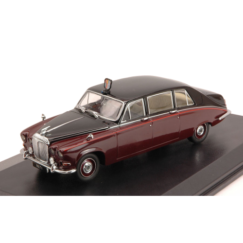 DAIMLER DS 420 QUEEN MOTHER 1989 DARK RED/BLACK 1:43  Oxford Auto Stradali Modellino
