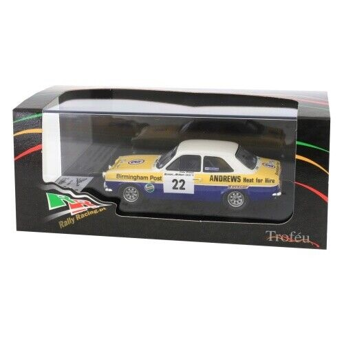 FORD ESCORT MK1 RS2000 N.22 RALLY CIRCUIT OF IRELAND 1975 BROOKES-BROWN 1:43 Trofeu Auto Competizione Modellino
