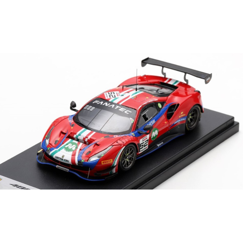FERRARI 296 GT3 N.52 AF CORSE 24H SPA 2023 WADOUX-L.MACHIELS-J.MACHIELS-BERTOLINI 1:43 Looksmart Auto Competizione Modellino