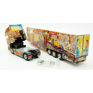 DAF XF95 SSC FRIGO "HERPA TECKNO" 1:50 Herpa Camion Modellino