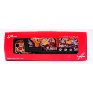 DAF XF95 SSC FRIGO "HERPA TECKNO" 1:50 Herpa Camion Modellino