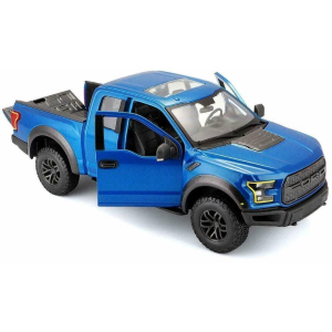 FORD F-150 RAPTOR SE TRUCKS 2017 BLUE 1:24 Maisto Auto Stradali Modellino