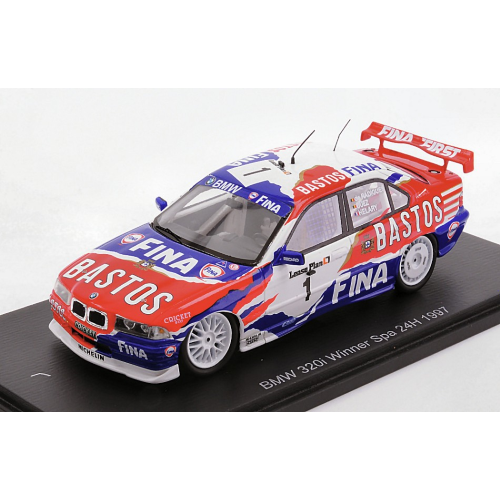 BMW 320i N.1 WINNER 24H SPA 1997 DUEZ-HELARY RADIGUES 1:43 Spark Model Auto Competizione Modellino