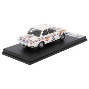 BMW 2002 Ti ALPENFAHRT 1973 STROPPE-SMOLEJ 1:43 Trofeu Auto Competizione Modellino