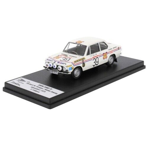 BMW 2002 Ti ALPENFAHRT 1973 STROPPE-SMOLEJ 1:43 Trofeu Auto Competizione Modellino