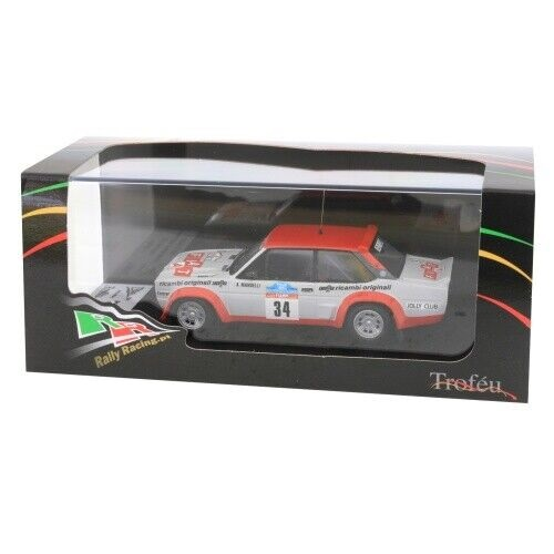 FIAT 131 ABARTH TARGA FLORIO 1979 MANDELLI-PERNICE 1:43 Trofeu Auto Competizione Modellino