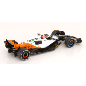 MCLAREN F1 MCL60 N.4 9th MONACO GP 2023 LANDO NORRIS 1:18 Solido Formula 1 Modellino