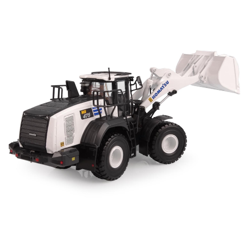 PALA GOMMATA KOMATSU WA475-10 WHITE VERSION 1:50 Universal Hobbies Mezzi Industriali Modellino