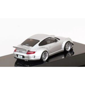 PORSCHE RWB 997 2008 SILVER 1:43 Ixo Model Auto Stradali Modellino
