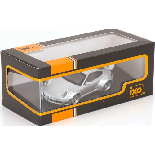 PORSCHE RWB 997 2008 SILVER 1:43 Ixo Model Auto Stradali Modellino