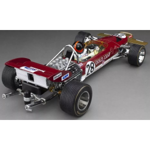 LOTUS 49C N.28 BRITAIN GP 1970 EMERSON FITTIPALDI 1:18 Quartzo Formula 1 Modellino