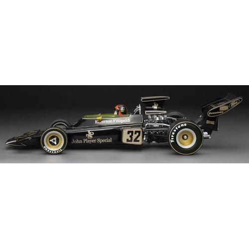 LOTUS 72D N.32 BELGIAN GP 1972 EMERSON FITTIPALDI 1:18 Quartzo Formula 1 Modellino