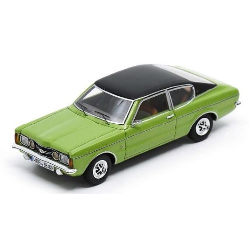 FORD TAUNUS COUPE 1974 GREEN 1:43 Schuco Auto Stradali Modellino