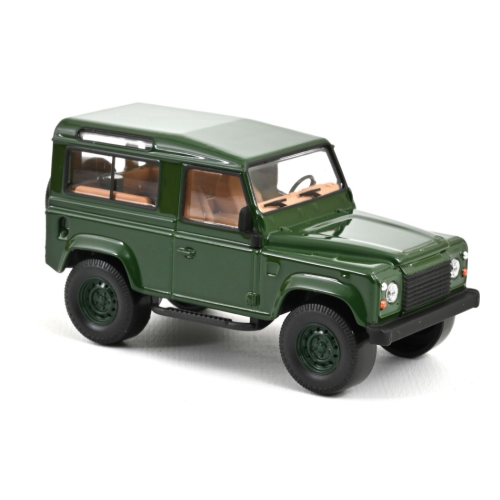 LAND ROVER DEFENDER 1995 DARK GREEN JET CAR 1:43 Norev Auto Stradali Modellino
