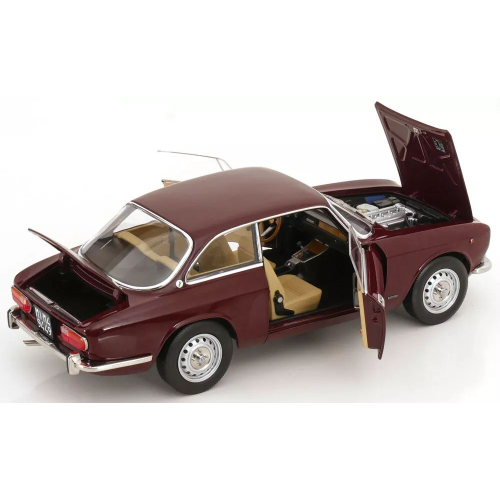 ALFA ROMEO 2000 GTV 1973 MAROON 1:18 Norev Auto Stradali Modellino