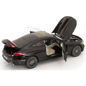MERCEDES CLE COUPE' 2024 OBSIDIAN BLACK METALLIC 1:18 Norev Auto Stradali Modellino