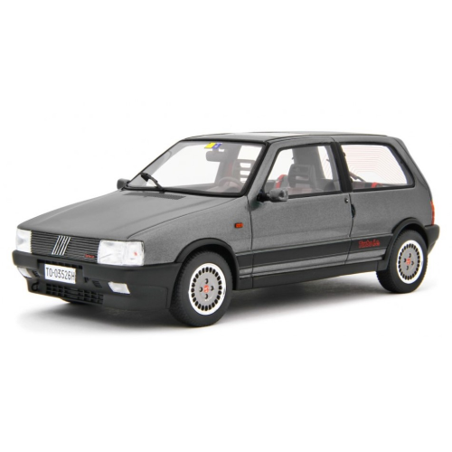 FIAT UNO TURBO I.E. ANTISKID 1988 METALLIC GREY 1:18 Laudo Racing Auto Stradali Modellino
