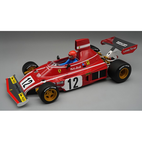 FERRARI 312 B3 WINNER SPAIN GP 1974 N.LAUDA WITH DRIVER 1:18 Tecnomodel Formula 1 Modellino
