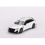 AUDI RS-6 R ABT GLACIER WHITE METAL 2020 1:64 Mini GT Auto Stradali Modellino