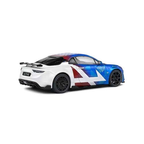 RENAULT ALPINE A110 RADICALE COUPE 2023 BLUE/WHITE/RED 1:18 Solido Auto Stradali Modellino