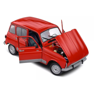 RENAULT R4 GTL 1989 RED 1:12 Solido Auto Stradali Modellino