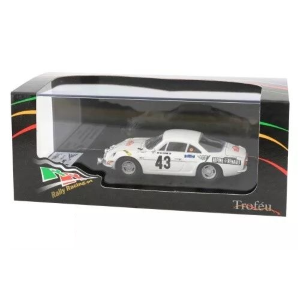 ALPINE A110 MONTE CARLO RALLY 1973 DACREMONT-DESVIGNES 1:43 Trofeu Auto Rally Modellino