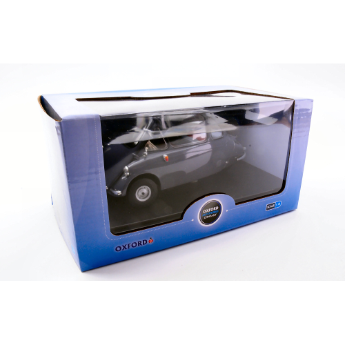 HEINKEL KABINE LHD TROY GREY 1:18 Oxford Auto Stradali Modellino