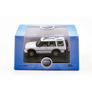 LAND ROVER DISCOVERY 2 WHITE 1:76 Oxford Auto Stradali Modellino
