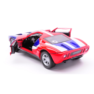 FORD GT CONCEPT BLUE/RED/WHITE 1:24 MotorMax Auto Competizione Modellino
