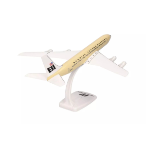 BOEING 707-320 SOLID BEIGE 1:144 Herpa Aerei Modellino