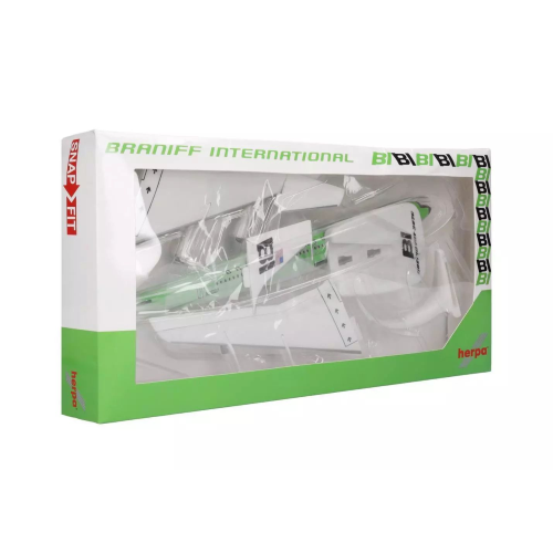 BOEING 707-320 SOLID LIMEGREEN 1:144 Herpa Aerei Modellino