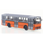 FIAT 418 AL AUTOBUS 1976 GREY-ORANGE Cm 12 x 3 x h4 1:87 Brekina Autobus Modellino