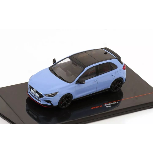 HYUNDAI i30 N 2022 LIGHT BLUE 1:43 Ixo Model Auto Stradali Modellino