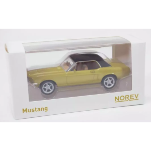 FORD MUSTANG COUPE' 1968 GOLD JET CAR 1:43 Norev Auto Stradali Modellino