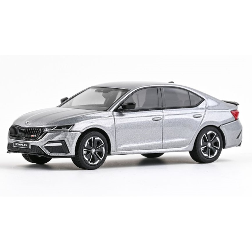 SKODA OCTAVIA IV RS 2020 SILVER 1:43 Abrex Auto Stradali Modellino