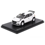SKODA FABIA IV RS RALLY 2 BASE 2022 WHITE 607EG 1:43 Abrex Auto Rally Modellino
