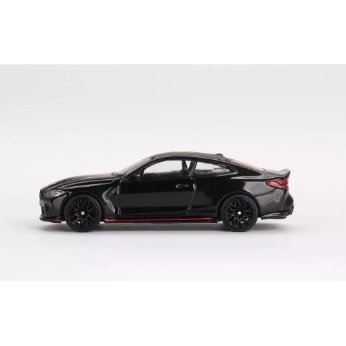 BMW M4 CSL BLACK SAPPHIRE 2023 1:64 Mini GT Auto Stradali Modellino