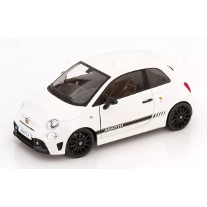 FIAT NUOVA 500 ABARTH 595 2022 WHITE 1:18 Solido Auto Stradali Modellino