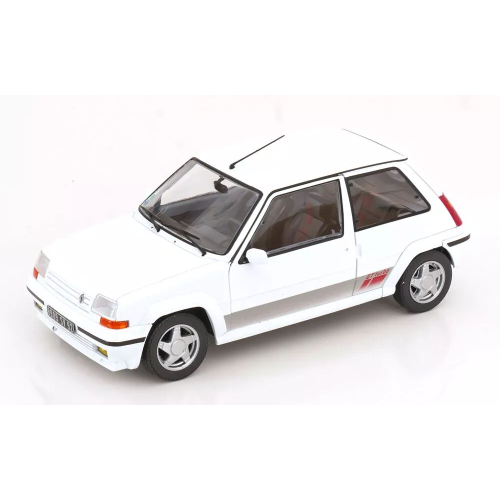 RENAULT R5 GT TURBO MKII 1989 WHITE 1:18 Solido Auto Stradali Modellino