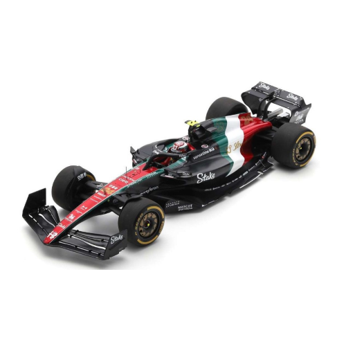 ALFA ROMEO C43 N.24 ITALIAN GP 2023 Z.GUANYU 1:18 Spark Model Formula 1 Modellino