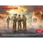 MONTGOMERY'S STAFF KIT 1:35 ICM Kit Figure Militari Modellino