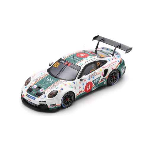 PORSCHE 911 992 GT3 CUP N.53 CARRERA CUP NORTH AMERICA CHAMPION 2023 RILEY DICKINSON 1:43 Spark Model Auto Competizione Modellino
