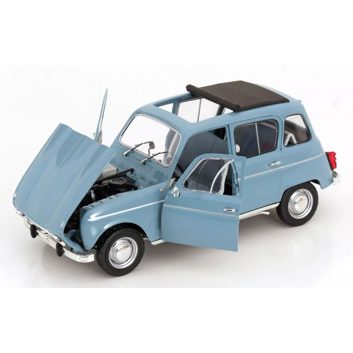 RENAULT 4 L 1966 FRENCH BLUE 1:18 Norev Auto Stradali Modellino