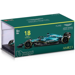 ASTON MARTIN AMR 23 N.14 FERNANDO ALONSO 2023 SIGNATURE 1:43 Burago Formula 1 Modellino