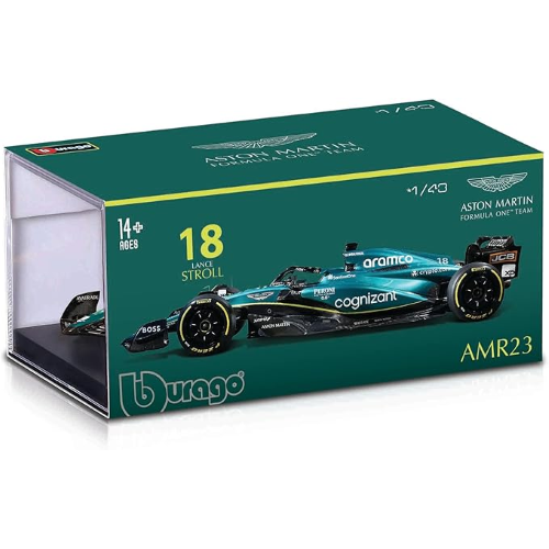 ASTON MARTIN AMR 23 N.14 FERNANDO ALONSO 2023 SIGNATURE 1:43 Burago Formula 1 Modellino