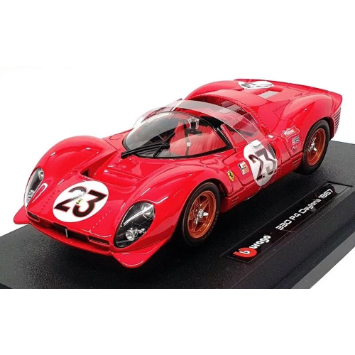 FERRARI 330 P4 N.23 WINNER 24H DAYTONA 1967 SIGNATURE 1:24 Burago Auto Competizione Modellino