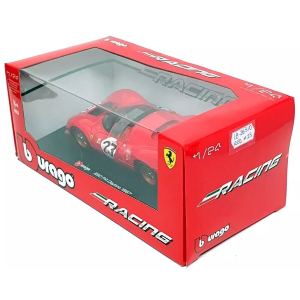 FERRARI 330 P4 N.23 WINNER 24H DAYTONA 1967 SIGNATURE 1:24 Burago Auto Competizione Modellino