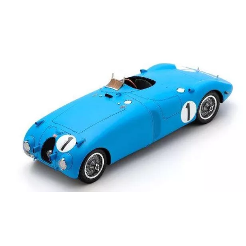 BUGATTI 57C N.1 WINNER LE MANS 1939 J.P.WIMILLE-P.VEYRON 1:18 Spark Model Auto Competizione Modellino